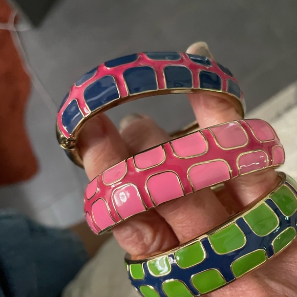 Colorful Enamel Bangle Set - Picture 3 of 4